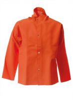 ELKA-Rainwear-Wetter-Schutz, PVC-Regen-Jacke, PVC LIGHT, 320g/m², orange
