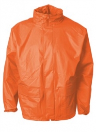 ELKA-Warnschutz, Warn-/Wetter-Schutz-Jacke mit Reißverschluss, warnorange