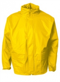 ELKA-Warnschutz, Warn-/Wetter-Schutz-Jacke mit Reißverschluss, warngelb