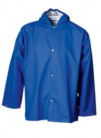 ELKA-Workwear, Rainwear-Wetter-Schutz, PU-Workwear, Regen-Jacke, Xtreme mit Druckknöpfe, cobalt