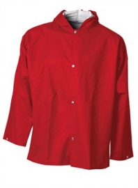 ELKA-Workwear, Rainwear-Wetter-Schutz, PU-Workwear, Regen-Jacke, Xtreme mit Druckknöpfe, rot