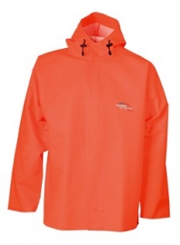 ELKA-Workwear, Rainwear-Wetter-Schutz, Regen-Jacke, Fishing Xtreme mit Druckknöpfe, warnorange
