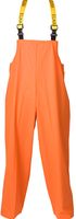 ELKA-Workwear, Rainwear-Wetter-Schutz, Regen-Latzhose, 600g/m² PVC vorne/240g/m² PU-Workwear, hinten, orange
