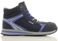 SAFETY JOGGER-Footwear, S1P-Arbeits-Berufs-Sicherheits-Schuhe, hoch, Toprunner, schwarz/blau
