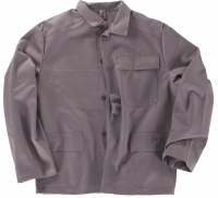 BEB-Schweißer-Schutz, Schweißer-Arbeits-Schutz-Jacke, Schweißerjacke, grau