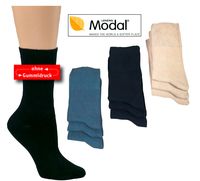 WOWERAT-Gesundheits-Arbeits-Berufs-Socken, mit Modal, Pkg. á 3 Paar, farbig sortiert