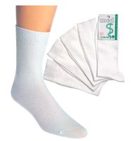 WOWERAT-Arzt- und Schwestern-Arbeits-Berufs-Socken, Pkg. á 5 Paar, weiß