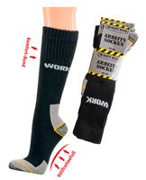 WOWERAT-Komfortbund--Arbeits-Berufs-Socken, Work, 3/4 lang, Pkg. á 3 Paar, schwarz