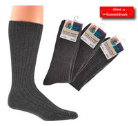 WOWERAT-Arbeits-Berufs-Socken, mit Wolle, Pkg. á 3 Paar, dunkelgrau