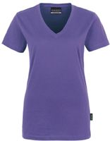 HAKRO-Women-T-Shirt, V-Ausschnitt Classic, lavendel