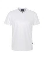 HAKRO-T-Shirt, V-Ausschnitt Classic, weiß