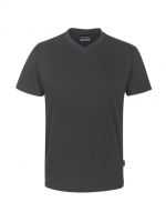 HAKRO-T-Shirt, V-Ausschnitt Classic, anthrazit