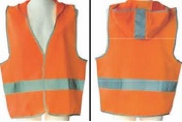 KORNTEX-Warnschutz, Kinderwarnschutzweste mit hoody, orange