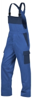 Teamdress-PSA-Workwear, PSA, Multinorm, Latzhose, 1-lagig, EN 13034, Kl. 1, kornblau/marine