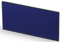 HB-Flammen-/Schweißerschutz-Ofenschutzglas, farbkorrigiert, dunkelblau
