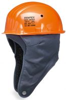 HB-Kälteschutz-Sicherheits-Isolierhelm, komplett, orange/dunkelblau