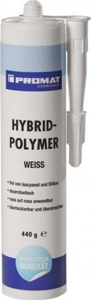 PROMAT-Betriebsbedarf, 1K-Hybrid-Polymer 440g weiß Kartusche
