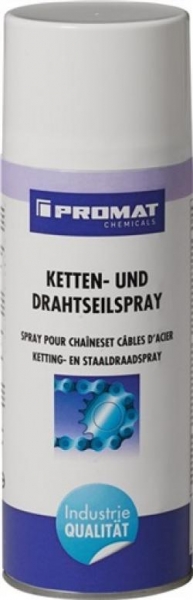 PROMAT-Betriebsbedarf, Ketten-/Drahtseilspray gelblich 400 ml Spraydose