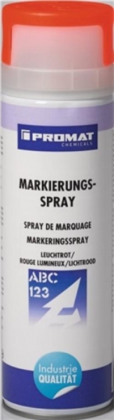 PROMAT-Betriebsbedarf, Markierungsspray leuchtrot 500 ml Spraydose