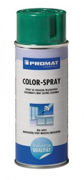 PROMAT-Betriebsbedarf, Colorspray moosgrün seidenmatt 6005 400 ml Spraydose
