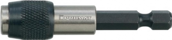 PROMAT-Betriebsbedarf, Bithalter 1/4 Zoll F 6,3 1/4 Zoll C 6,3 SWF L.60mm