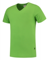 TRICORP-Worker-Shirts, T-Shirts, V-Ausschnitt, Slim Fit, 160 g/m², lime