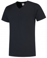 TRICORP-T-Shirts, V-Ausschnitt, Slim Fit, 160 g/m², navy