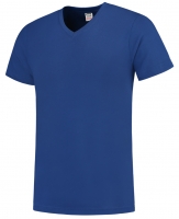 TRICORP-T-Shirts, V-Ausschnitt, Slim Fit, 160 g/m², royalblau