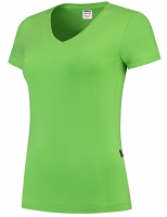 TRICORP-Damen-T-Shirts, V-Ausschnitt, 190 g/m², lime
