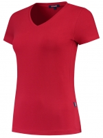 TRICORP-Damen-T-Shirts, V-Ausschnitt, 190 g/m², red