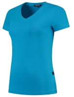 TRICORP-Worker-Shirts, Damen-T-Shirts, V-Ausschnitt, 190 g/m², turquoise