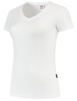 TRICORP-Worker-Shirts, Damen-T-Shirts, V-Ausschnitt, 190 g/m², weiß