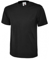 Uneek-Clothing-Classic T-Shirt, schwarz