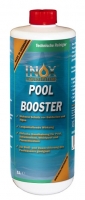 INOX-Hygiene, Spezialreiniger Swimmingpool-, Schwimmbecken-, Whirlpoolreiniger, Algenentferner Pool Booster, 1 Liter
