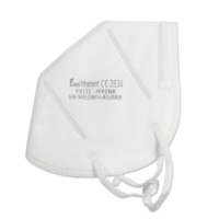 PSA-FFP2-Maske, Einwegmaske, Atemschutzmaske, Faltmaske, EEXI, Ohrenschlaufe, weiß, VE = 30 Stk.