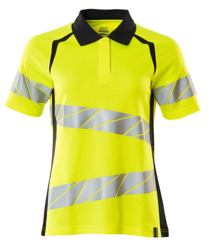 4XL Warn Polo Shirt Warnshirt Warnschutzbekleidung Warnschutz Poloshirt gelb S 