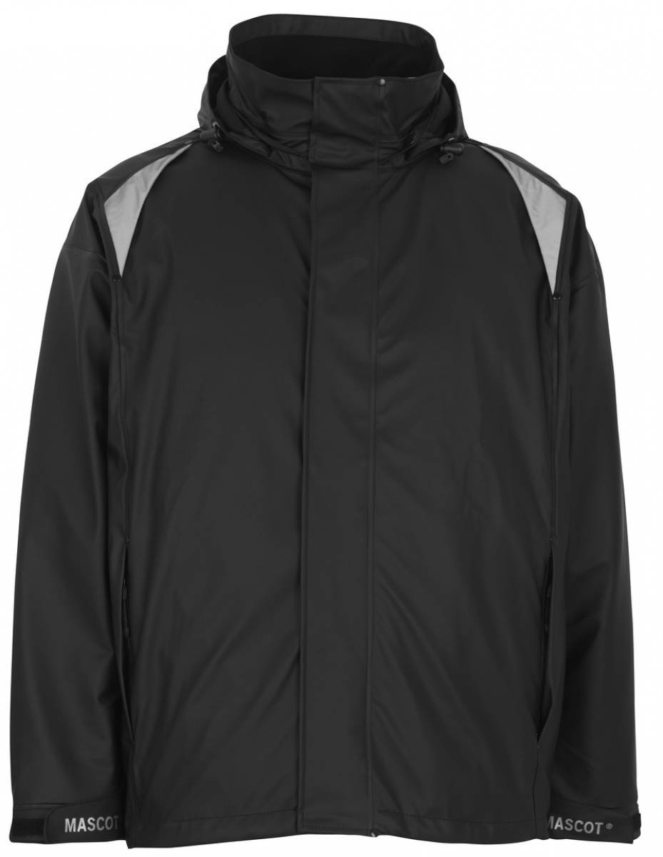 MASCOT-Workwear, Regenschutz, Regenjacke, Lake, , 200 g/m, schwarz