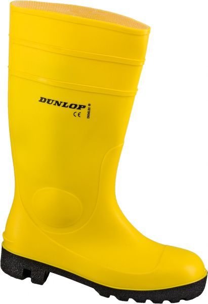 DUNLOP-Footwear, S5-PVC-Arbeits-Sicherheits-Gummi-Stiefel, Protomaste Full Safety, (45538), gelb