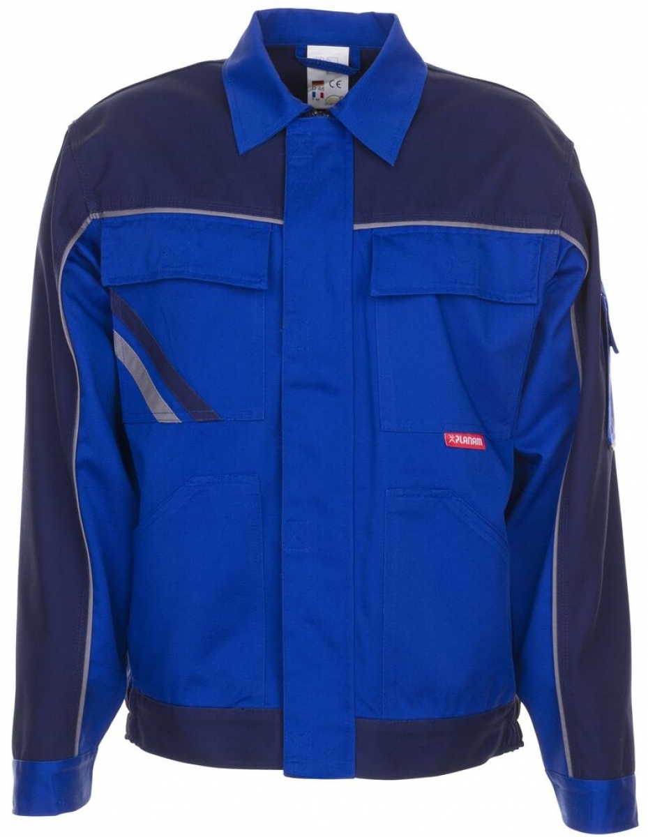 PLANAM-Workwear, Arbeits-Berufs-Bund-Jacke, MG Highline, kornblau/marine/zink
