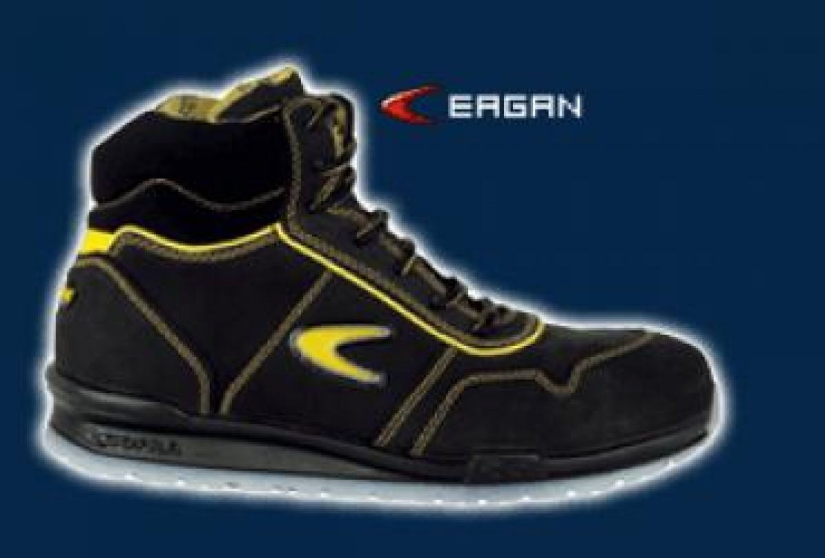 COFRA-EAGAN S3 SRC, Sicherheitshalbschuhe, hoch, schwarz