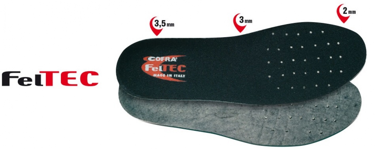 COFRA-Footwear, Schuh-Zubehr, Einlegesohle Feltec
