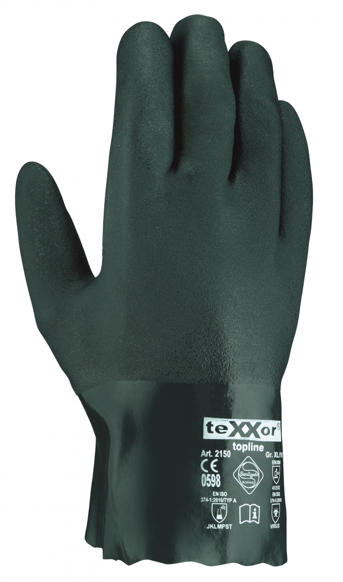 BIG-TEXXOR-Chemikalienschutz-Arbeitshandschuhe, 27 cm, grn