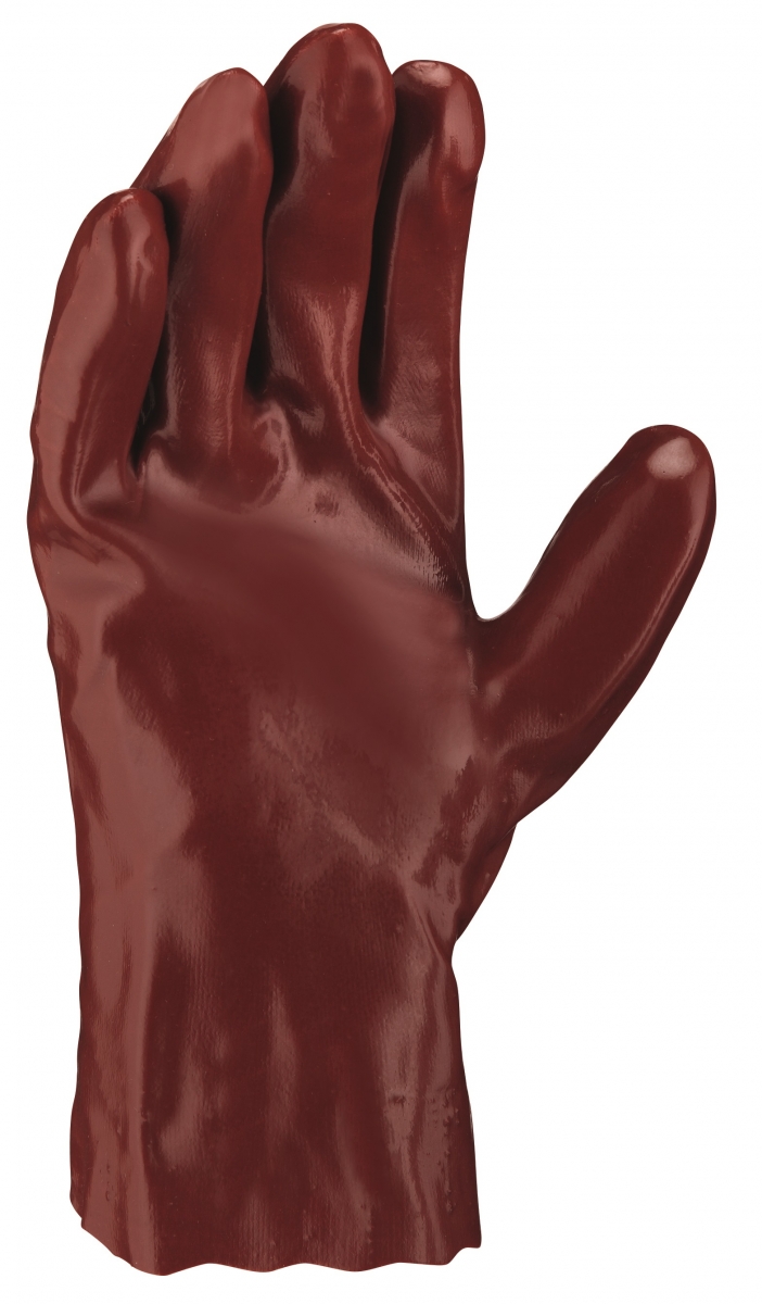 BIG-TEXXOR-PVC-Handschuhe, 27 cm, rotbraun