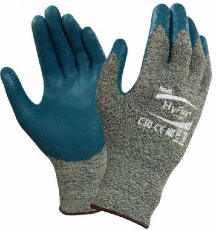 ANSELL-Workwear, Arbeitshandschuhe, "HYFLEX", 11-501, blau/grau, VE = 12 Paar