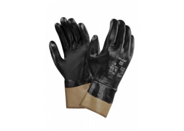 ANSELL-Workwear, Nitril-Handschuhe, "NITRASAFE", 28-359, schwarz, VE = 12 Paar