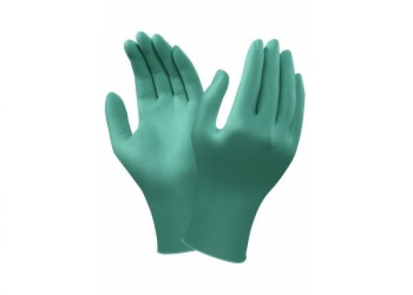 ANSELL-Hand-Schutz, Einmal-Einweg-Nitril-Chemikalienschutz-Einmal-Handschuhe, Touch N Tuff, grn, Pkg  100 Stck