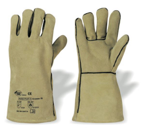 F-STRONGHAND-Workwear, Rindleder-Arbeits-Handschuhe fr Schweier Welder-P, VE = 12 Paar