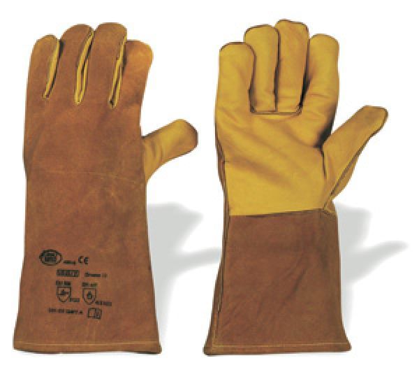 F-STRONGHAND-Workwear, Rindleder-Arbeits-Handschuhe fr Schweier VS 53/F, VE = 12 Paar