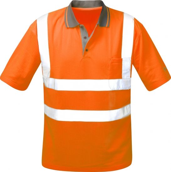 F-SAFESTYLE-Warnschutz-Poloshirt, *CARLOS*, 185g/m, fluoreszierend orange