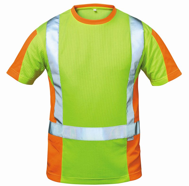 F-ELYSEE-Warnschutz-T-Shirt, *UTRECHT*, gelb/orange